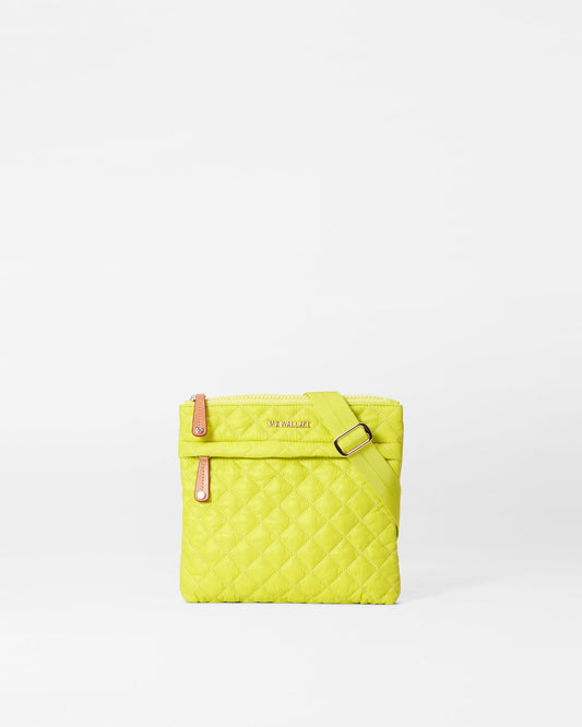 Acid Yellow Metro Flat Crossbody